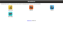 Tablet Screenshot of borderblocks.com